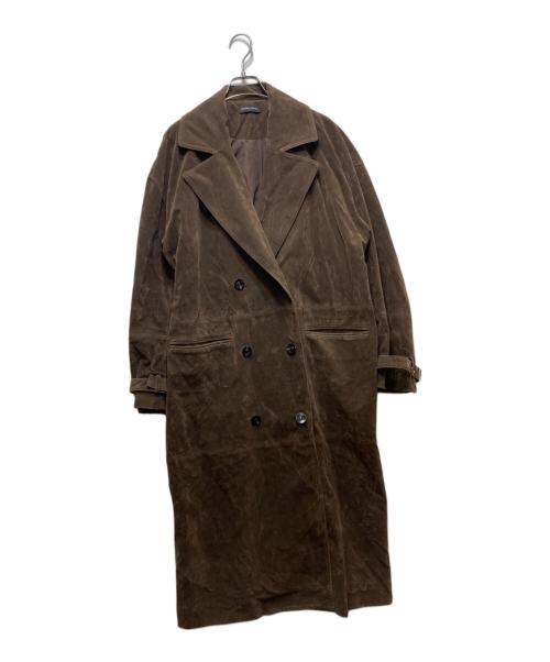 MAISON SPECIAL（メゾンスペシャル）MAISON SPECIAL (メゾンスペシャル) Suede Trench Coat (スウェードトレンチコート）21252165803 ブラウン サイズ:FREE 未使用品の古着・服飾アイテム
