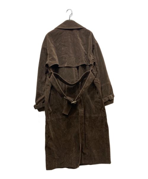 MAISON SPECIAL（メゾンスペシャル）MAISON SPECIAL (メゾンスペシャル) Suede Trench Coat (スウェードトレンチコート）21252165803 ブラウン サイズ:FREE 未使用品の古着・服飾アイテム