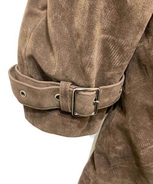 MAISON SPECIAL（メゾンスペシャル）MAISON SPECIAL (メゾンスペシャル) Suede Trench Coat (スウェードトレンチコート）21252165803 ブラウン サイズ:FREE 未使用品の古着・服飾アイテム