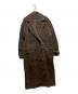 MAISON SPECIAL（メゾンスペシャル）の古着「Suede Trench Coat (スウェードトレンチコート）21252165803」｜ブラウン