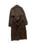MAISON SPECIAL (メゾンスペシャル) Suede Trench Coat (スウェードトレンチコート）21252165803 ブラウン サイズ:FREE 未使用品：14000円