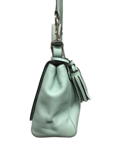 COACH（コーチ）COACH (コーチ) フラップ2WAYバッグ ブルーの古着・服飾アイテム