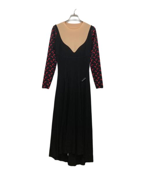 MARINE SERRE（マリーンセル）MARINE SERRE (マリーンセル) ワンピース ブラック サイズ:Sの古着・服飾アイテム