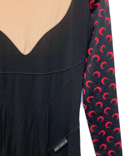 MARINE SERRE（マリーンセル）MARINE SERRE (マリーンセル) ワンピース ブラック サイズ:Sの古着・服飾アイテム