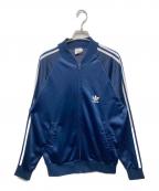 adidasアディダス）の古着「トラックジャケット」｜ネイビー