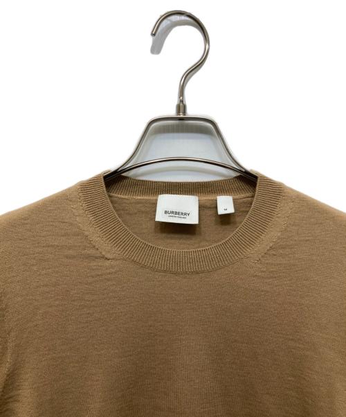 BURBERRY LONDON（バーバリーロンドン）BURBERRY LONDON (バーバリーロンドン) エルボーパッチニット ブラウン サイズ:Mの古着・服飾アイテム