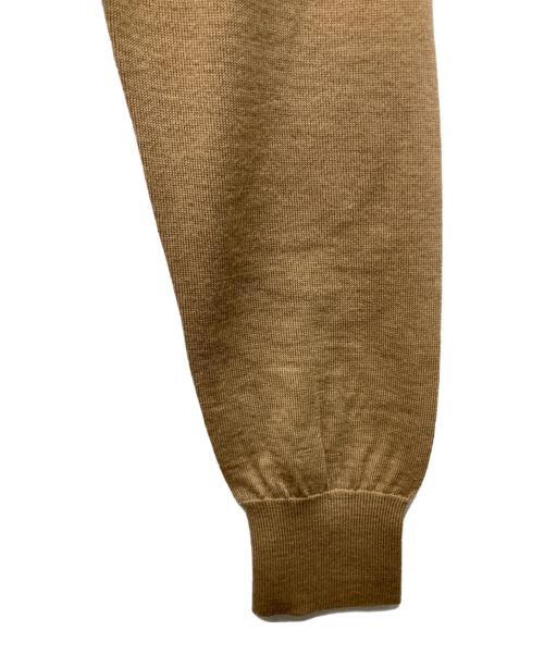 BURBERRY LONDON（バーバリーロンドン）BURBERRY LONDON (バーバリーロンドン) エルボーパッチニット ブラウン サイズ:Mの古着・服飾アイテム