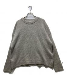 HOTEL PARTICULIER（ホテルパーティキュリエ）の古着「ウールカシミヤニット」｜グレー