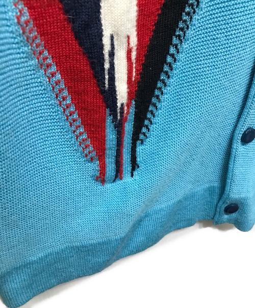 Needles（ニードルズ）Needles (ニードルズ) V Neck Cardigan - Chimayo ブルー サイズ:Sの古着・服飾アイテム