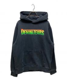 Denim Tears（デニムティアーズ）の古着「ロゴフーディー」｜ブラック
