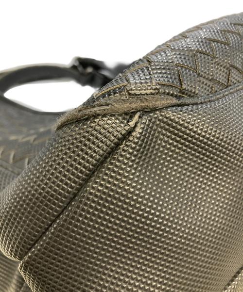 BOTTEGA VENETA（ボッテガベネタ）BOTTEGA VENETA (ボッテガベネタ) イントレチャートカンパーナワンショルダーバッグ ブラックの古着・服飾アイテム