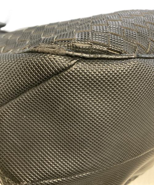 BOTTEGA VENETA（ボッテガベネタ）BOTTEGA VENETA (ボッテガベネタ) イントレチャートカンパーナワンショルダーバッグ ブラックの古着・服飾アイテム