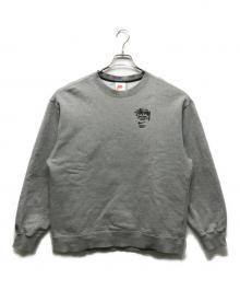 NIKE×stussy（ナイキ×ステューシー）の古着「International Crewneck Sweatshirt」｜グレー