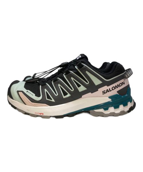 SALOMON（サロモン）SALOMON (サロモン) XAプロ3D V9 GTX ブルー×ピンク サイズ:24.5の古着・服飾アイテム