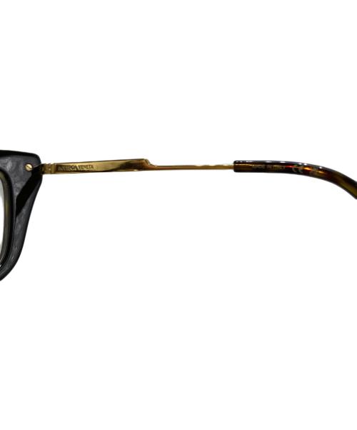 BOTTEGA VENETA（ボッテガベネタ）BOTTEGA VENETA (ボッテガベネタ) キャットアイシェイプメガネ ブラック サイズ:SIZE 50□20の古着・服飾アイテム