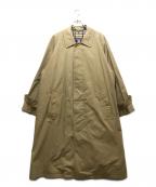 Burberry'sバーバリーズ）の古着「裏地ノバチェックステンカラーコート　 PRORSUM イングランド製」｜ベージュ