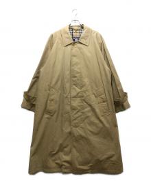 Burberry's（バーバリーズ）の古着「裏地ノバチェックステンカラーコート　 PRORSUM イングランド製」｜ベージュ