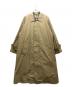 Burberry's（バーバリーズ）の古着「裏地ノバチェックステンカラーコート　 PRORSUM イングランド製」｜ベージュ