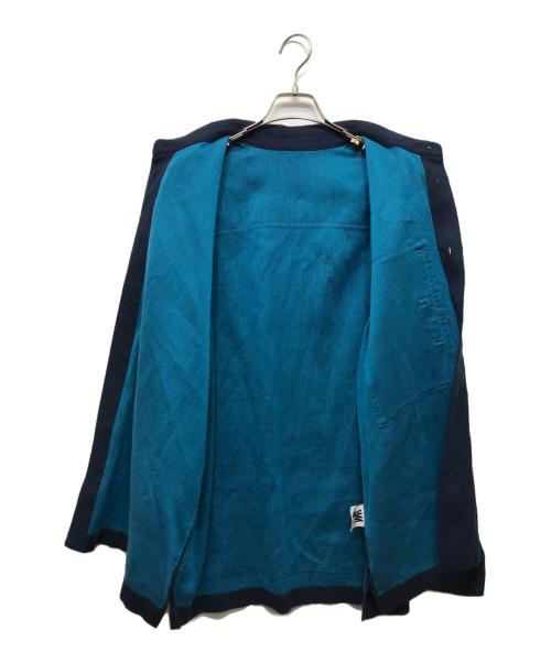 IM MEN（アイム メン）IM MEN (アイム メン) ドット柄ロングスリーブシャツ ブルー サイズ:4の古着・服飾アイテム