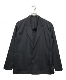 IM MEN（アイム メン）の古着「ナイロンテーラードジャケット」｜ブラック