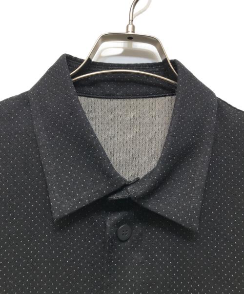 IM MEN（アイム メン）IM MEN (アイム メン) ドット柄ロングスリーブシャツ ブラック サイズ:4の古着・服飾アイテム