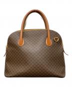 CELINEセリーヌ）の古着「マカダム柄ハンドバッグ」｜ブラウン