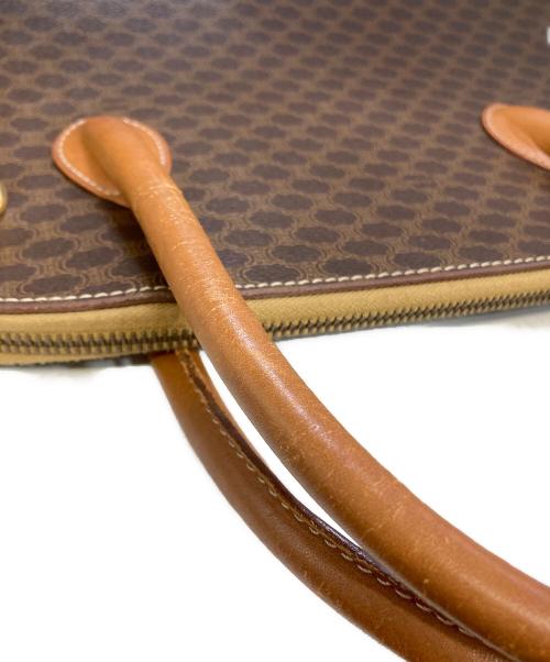 CELINE（セリーヌ）CELINE (セリーヌ) マカダム柄ハンドバッグ ブラウンの古着・服飾アイテム