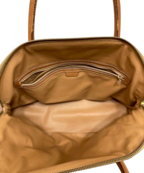 CELINE（セリーヌ）CELINE (セリーヌ) マカダム柄ハンドバッグ ブラウンの古着・服飾アイテム
