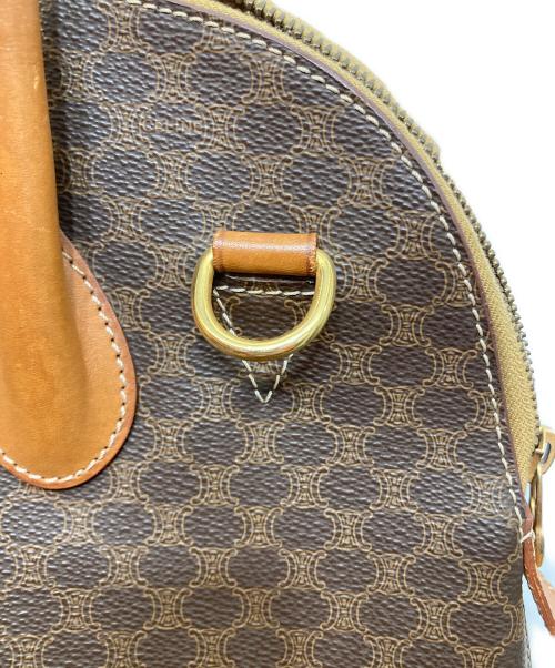 CELINE（セリーヌ）CELINE (セリーヌ) マカダム柄ハンドバッグ ブラウンの古着・服飾アイテム