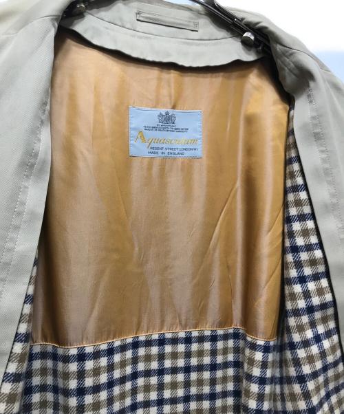 Aquascutum（アクアスキュータム）Aquascutum (アクアスキュータム) ライナー付ステンカラーコート ベージュ サイズ:不明の古着・服飾アイテム