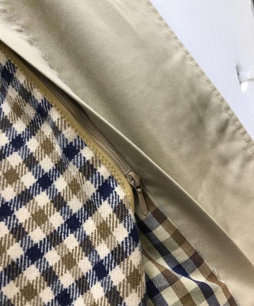 Aquascutum（アクアスキュータム）Aquascutum (アクアスキュータム) ライナー付ステンカラーコート ベージュ サイズ:不明の古着・服飾アイテム
