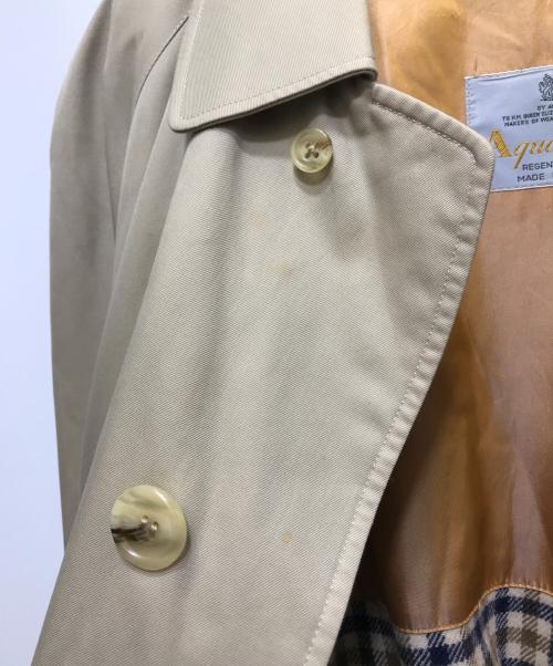 Aquascutum（アクアスキュータム）Aquascutum (アクアスキュータム) ライナー付ステンカラーコート ベージュ サイズ:不明の古着・服飾アイテム