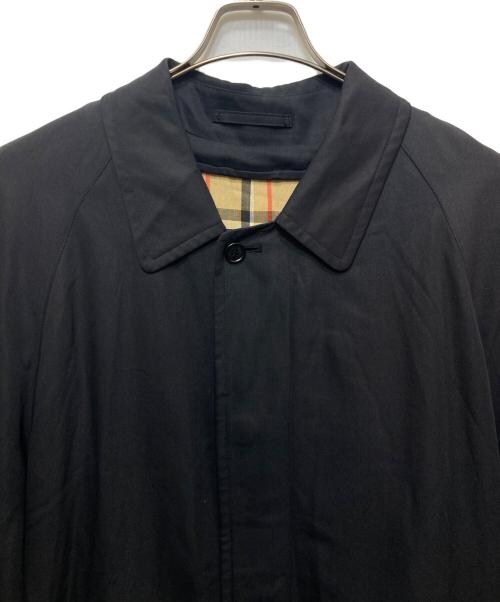 Burberry's（バーバリーズ）Burberry's (バーバリーズ) 裏地ノバチェックコート ブラック サイズ:実寸参照の古着・服飾アイテム
