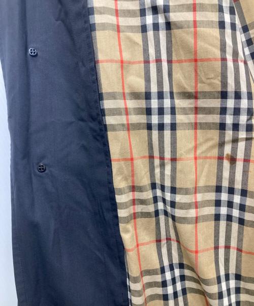 Burberry's（バーバリーズ）Burberry's (バーバリーズ) 裏地ノバチェックコート ブラック サイズ:実寸参照の古着・服飾アイテム
