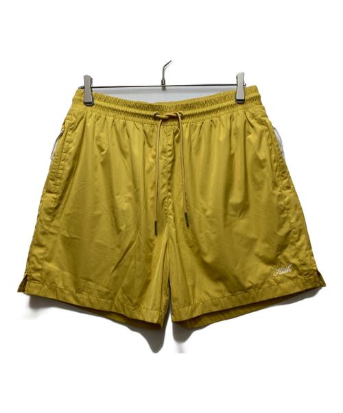 KITH（キス）KITH (キス) KITH Nylon Active Shorts イエロー サイズ:Lの古着・服飾アイテム
