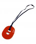 HERMESエルメス）の古着「シェーヌダンクル ペンダント ラッカーウッド」｜イエロー×オレンジ