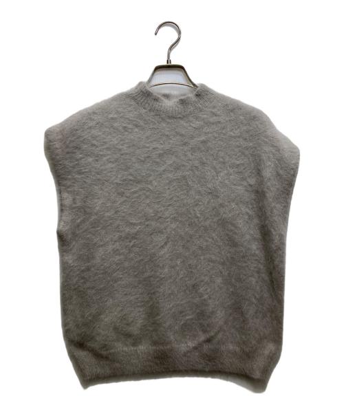 JOSEMOON（ジョゼムーン）JOSEMOON (ジョゼムーン) ANGORA 2WAY KNIT ベージュ サイズ:FREEの古着・服飾アイテム