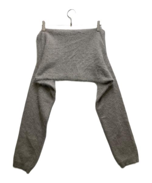 JOSEMOON（ジョゼムーン）JOSEMOON (ジョゼムーン) ANGORA 2WAY KNIT ベージュ サイズ:FREEの古着・服飾アイテム