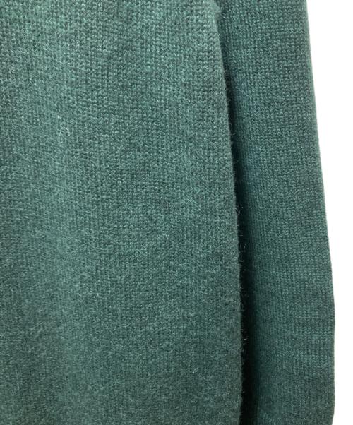LOUIS VUITTON（ルイ ヴィトン）LOUIS VUITTON (ルイ ヴィトン) タートルネックカシミヤニットワンピース カシミヤ100% グリーン サイズ:Sの古着・服飾アイテム