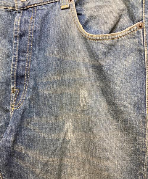 stussy（ステューシー）stussy (ステューシー) バッグブランドプリントデニムパンツ インディゴ サイズ:34の古着・服飾アイテム