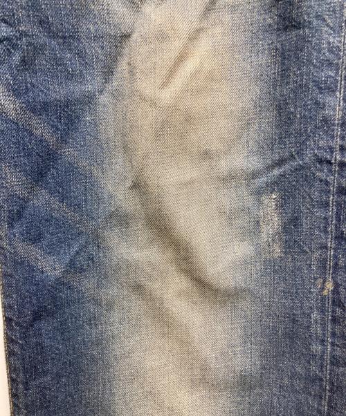 stussy（ステューシー）stussy (ステューシー) バッグブランドプリントデニムパンツ インディゴ サイズ:34の古着・服飾アイテム