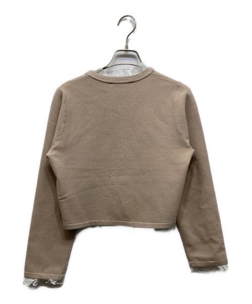 CELFORD（セルフォード）CELFORD (セルフォード) フリルデタッチャブルカーディガン ベージュ サイズ:ONEの古着・服飾アイテム