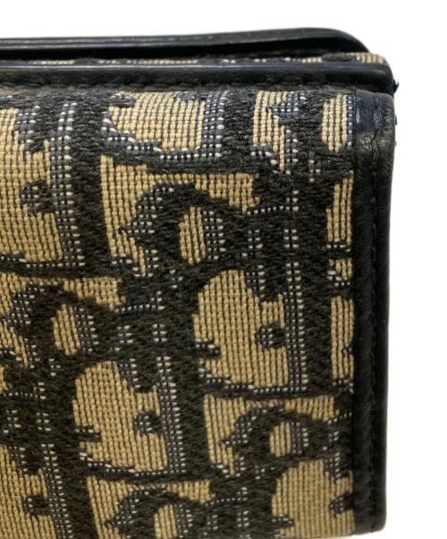 Christian Dior（クリスチャン ディオール）Christian Dior (クリスチャン ディオール) Montaigne30 コンパクトウォレット ネイビーの古着・服飾アイテム