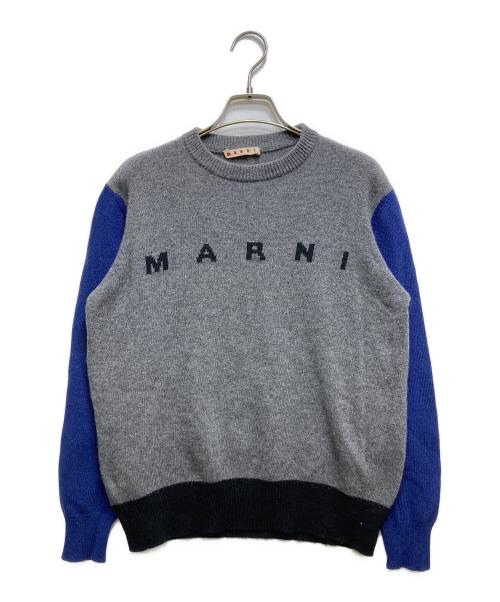 MARNI（マルニ）MARNI (マルニ) ロゴニット グレー サイズ:12(kids)の古着・服飾アイテム