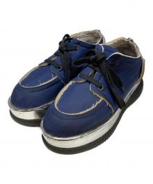 MARNI（マルニ）の古着「レースアップシューズ」｜ブルー