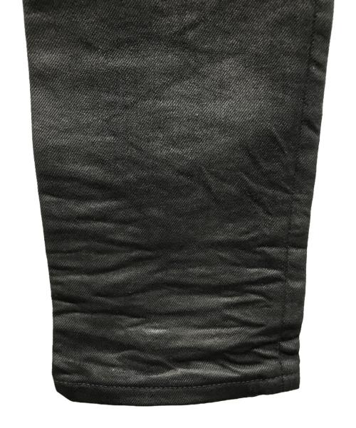 Saint Laurent Paris（サンローランパリ）Saint Laurent Paris (サンローランパリ) Waxed Raw Hem Jeans ブラック サイズ:28の古着・服飾アイテム