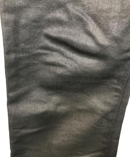 Saint Laurent Paris（サンローランパリ）Saint Laurent Paris (サンローランパリ) Waxed Raw Hem Jeans ブラック サイズ:28の古着・服飾アイテム