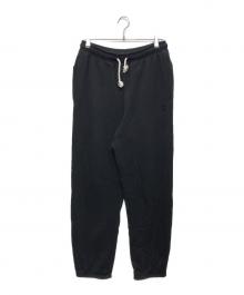 Acne studios（アクネ ストゥディオズ）の古着「フェイスロゴスウェットパンツ」｜ブラック
