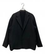 UNITED ARROWS & SONSユナイテッドアローズ アンド サンズ）の古着「PE BUTTONLES JACKET」｜ブラック
