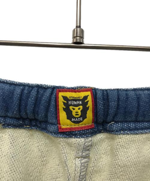 HUMAN MADE（ヒューマンメイド）HUMAN MADE (ヒューマンメイド) ダメージ加工スウェットパンツ インディゴ サイズ:Sの古着・服飾アイテム